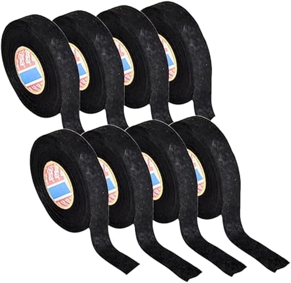 Tesa H5160803 Wiring Harness Loom Tape 19 mm x 15 m Roll, Pack of 8