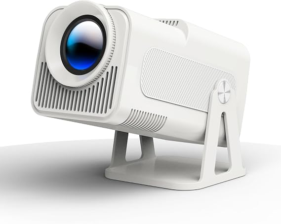 Magcubic Mini Projector with Wifi and Bluetooth, Built-in Apps, Portable Smart 1080P Projector with 4K Support, Auto Keystone, Voice Control, HY320 NTV