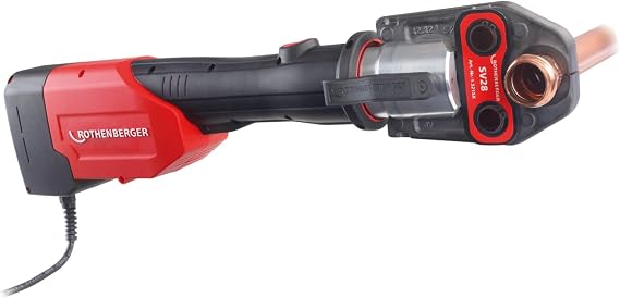 ROTHENBERGER Romax 3000 AC Basic Set Press Machine, 32-34 kN Piston Force, 1000001001, Press Tool for Pipes, Pipe Press Machine