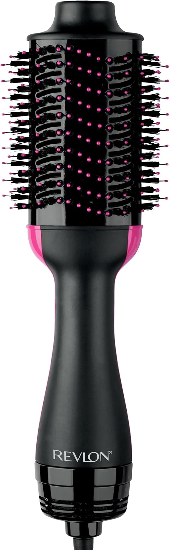 REVLON One-Step Volumizer Hair Dryer and Styler Easy Salon-Style Blowouts Less Frizz, More Shine, and Reduced Heat Damage, for All Hair Types and Lengths (Black)