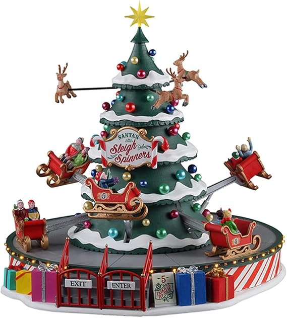 LEMAX Santa's Sleigh Spinners #14833