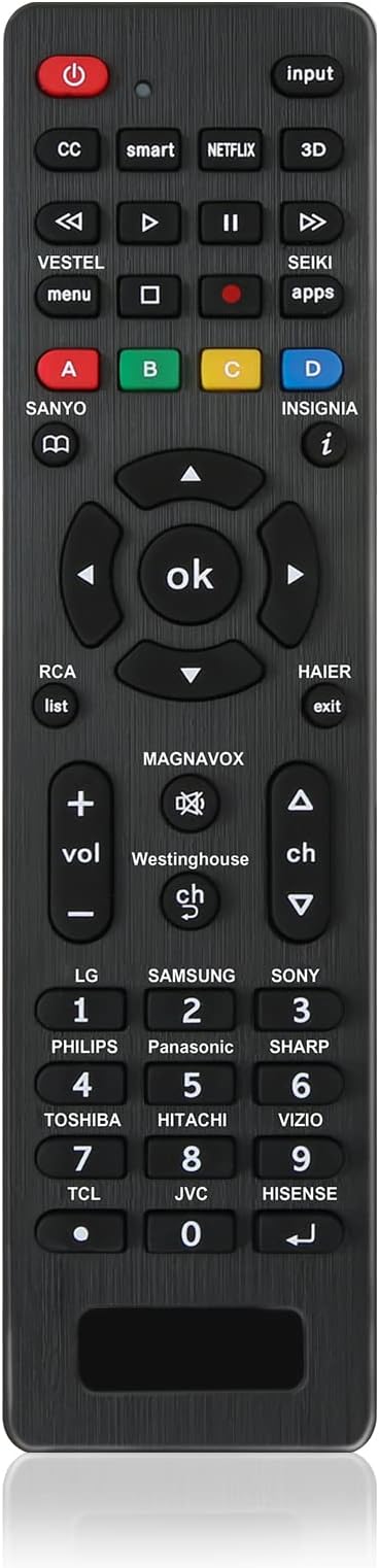 Universal Remote Control for RCA, Westinghouse, Emerson, LG, Samsung, Insignia, Magnavox,Element and More Brands Universal TV Remote.