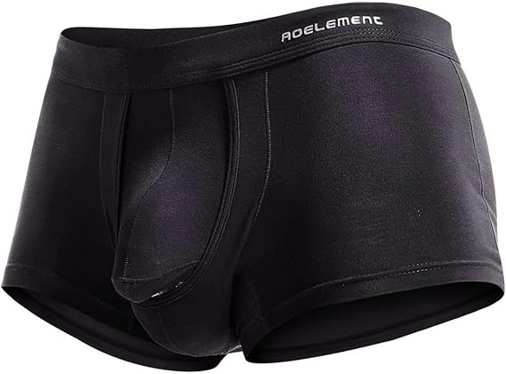 Mens Boxers Men's Underwear Men's Varicocele Underwear - For Scrotal, Testicle, Separate Boxer Briefs Comfortable And Breathable-black-xl
