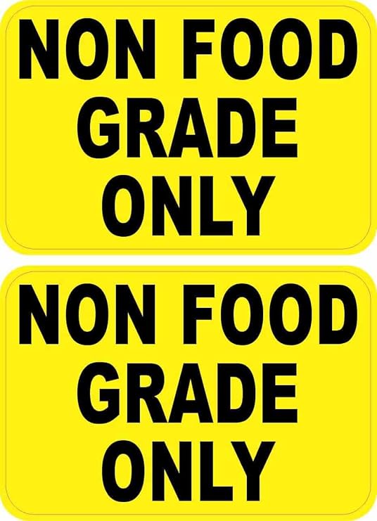 StickerTalk Non Food Grade Stickers, 1 sheet of 2 stickers, 3 inches by 2 inches each