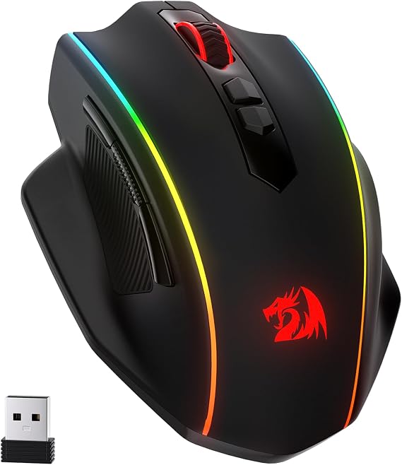 Redragon M686 Wireless RGB Optical Gaming Mouse 16000 DPI Remapping Keys