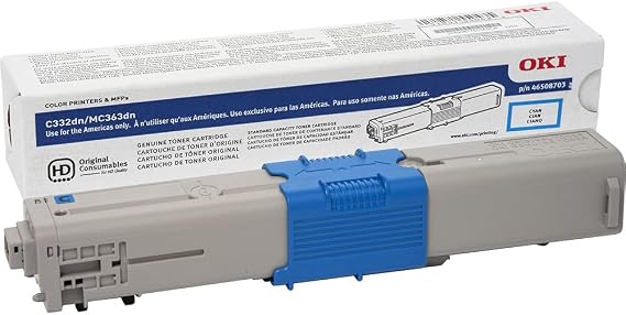 OKI C332, MC363 Magenta Toner Cartridge (3,000 Yield), 46508702