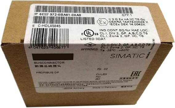 SMOCONE Expedited 6ES7972-0BA61-0XA0 New and Sealed in Box 6ES79720BA610XA0 and Fast