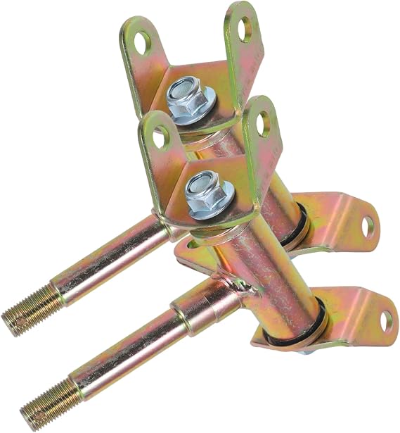 ULTECHNOVO 2pcs Steering Strut Spindle Replacement for Atv Utv Enhanced Maneuverability and Control Compatible Go-karts and Four-wheel Bicycles