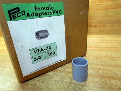 Pepco VFA-75 3/4" Female PVC Adapter VFA75 (Pack of 100)