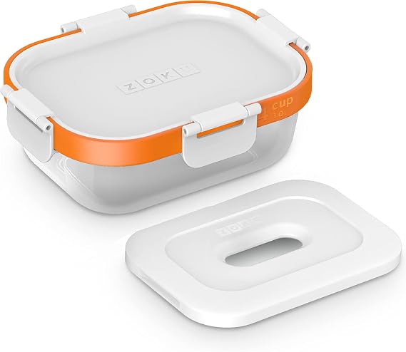 ZOKU Neat Stack Food Storage Containers with Freezer Pack, 3 Piece Set