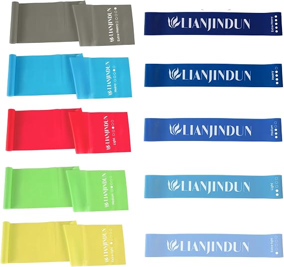 10 Pcs Professional Resistance Bands