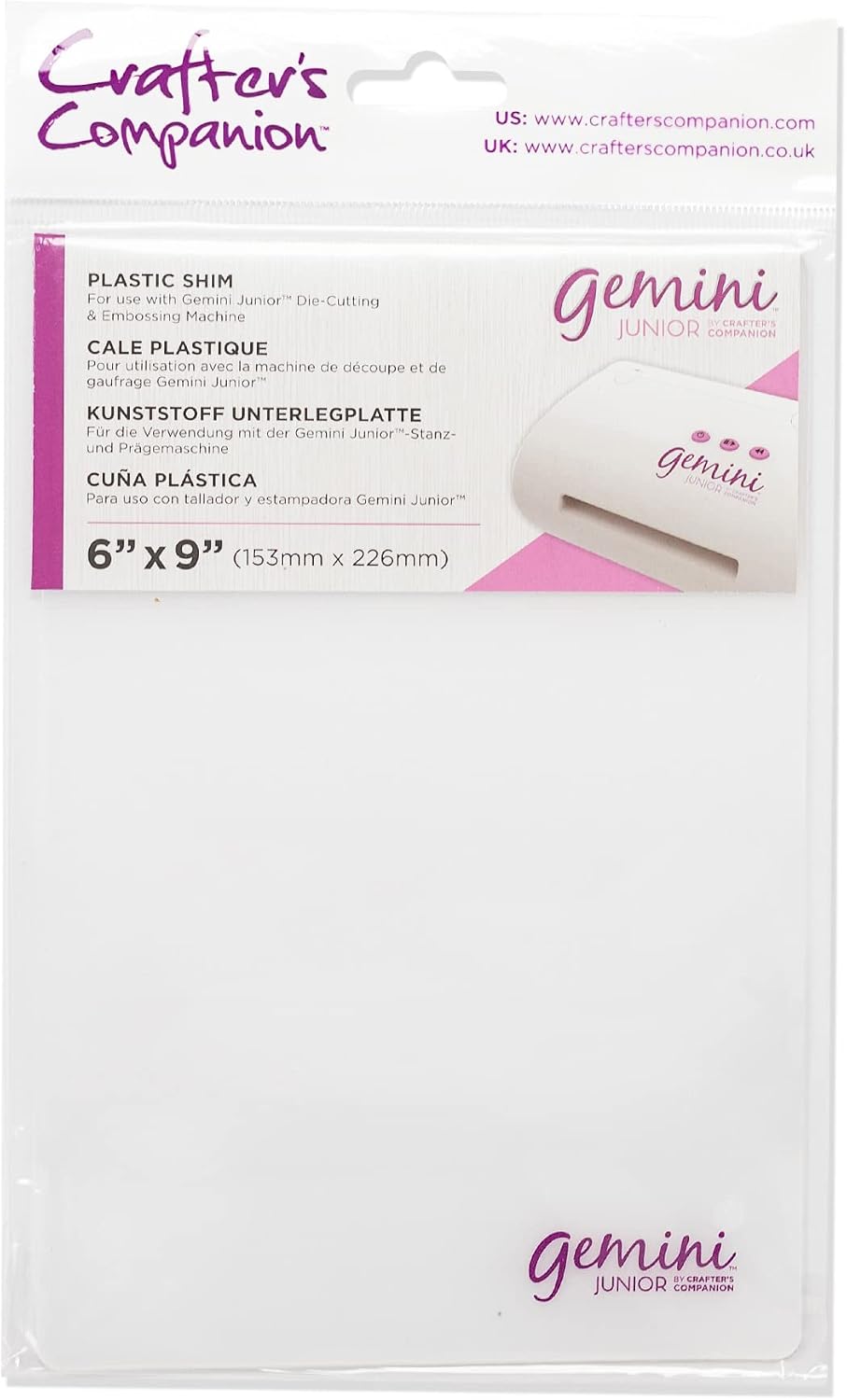 Gemini GEMJR-Acc-PLAS Die Cutting Machine Accessories, White