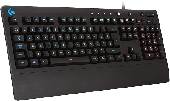 Logitech Prodigy G213 Wired Membrane Gaming Keyboard with RGB Backlighting Black