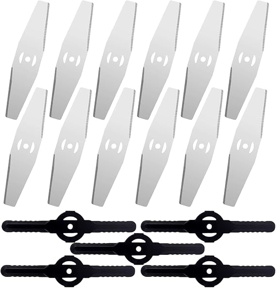 15 Pcs Cordless Grass Strimmer Replacement Blade, Grass Strimmers