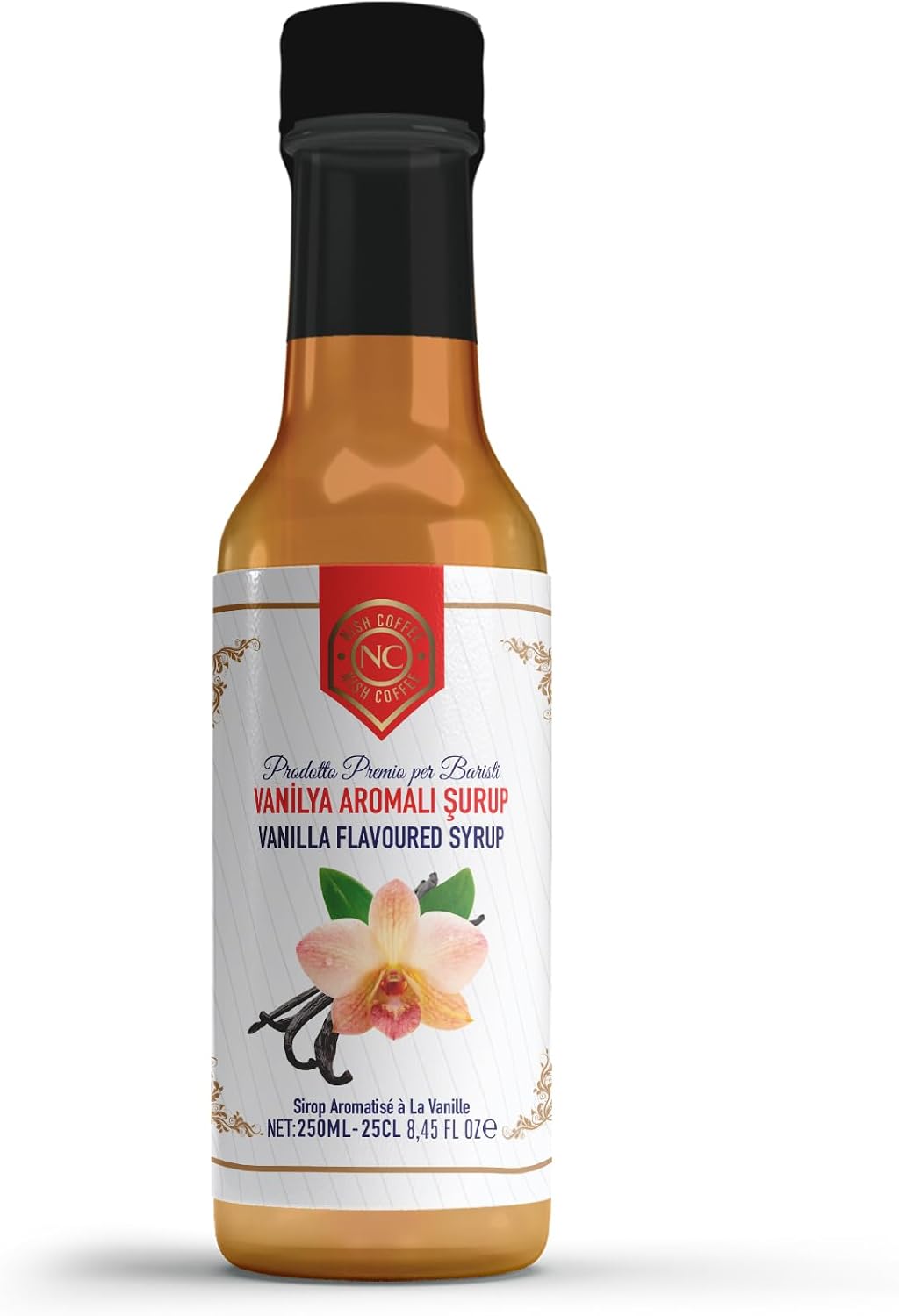 Nish Vanilya Aromalı Şurup 250 ML - Pet Şişe