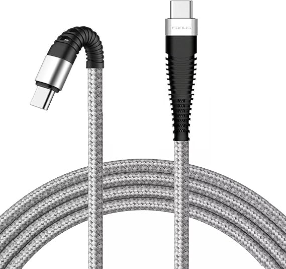 USB C Cable 10ft Long Fast Charger Compatible with Samsung Galaxy S22/Plus/Ultra, Power Cord (Type-C to Type-C) Wire Sync Braided