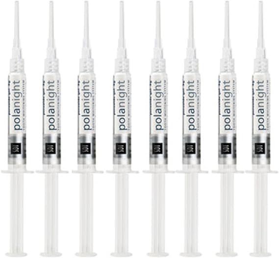 Polanight 16% 8 Syringe Pack Teeth Whitening/bleaching Gel Like Opalescence Dental Health Care