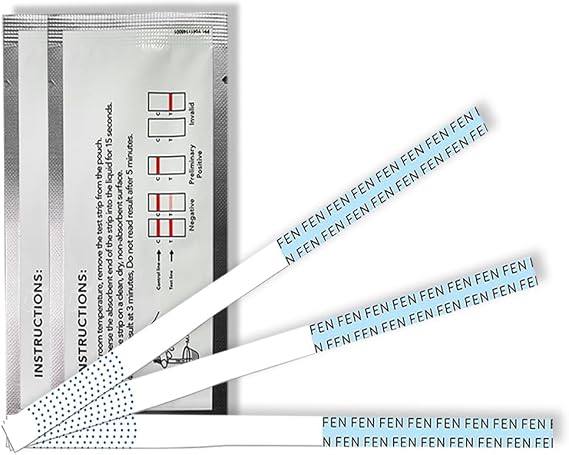 Emnce Fen Test Strips Home Screen Test Kit - Accurate Screen Tests for Substances, Liquids & Pills | Urine Test Kit for Detection | for Forensic Use [5 Pack]