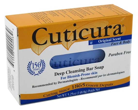 Cuticura Original Medicated Soap Bath Size 5.25 Ounce