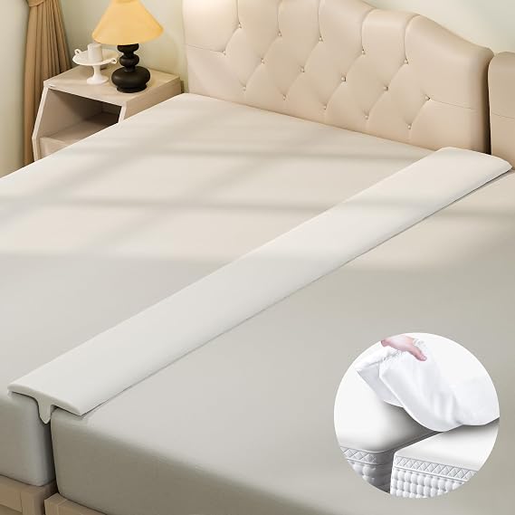 ENITYA 80"x12" Wide Split King Gap Filler for Adjustable Bed,Up to 3" Gap