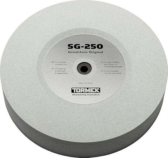 Tormek SG-250 Original Grindstone / 220-1000 Grit - Ideal for both Efficient Steel Removal and a Fine Surface Finish - Fits T-8, T-7 and Tormek 2000