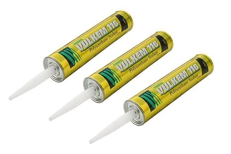 Tremco 116 Vulkem Polyurethane High-Performance Sealant Gray (3 Pack)