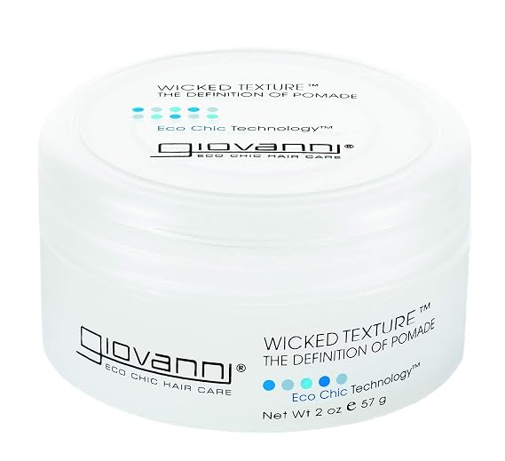 GIOVANNI Wicked Texture The Definition Of Pomade, Styling Hair Pomade, 2 oz