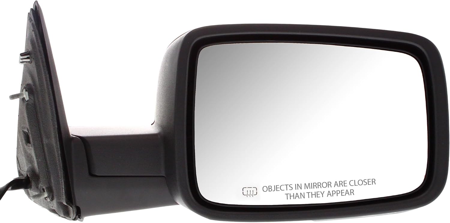 JC Whitney Passenger Side Power Heated Mirror for Ram 1500 2011-2013 Textured JDG61ER