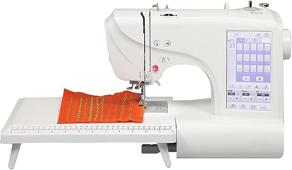 Sewing Machine Electric Embroidery Machine with LCD Touch Screen, 4" x 9.2" & 4" x 4" Embroidery Area for Clothing, Hats, Quilts, Crafts