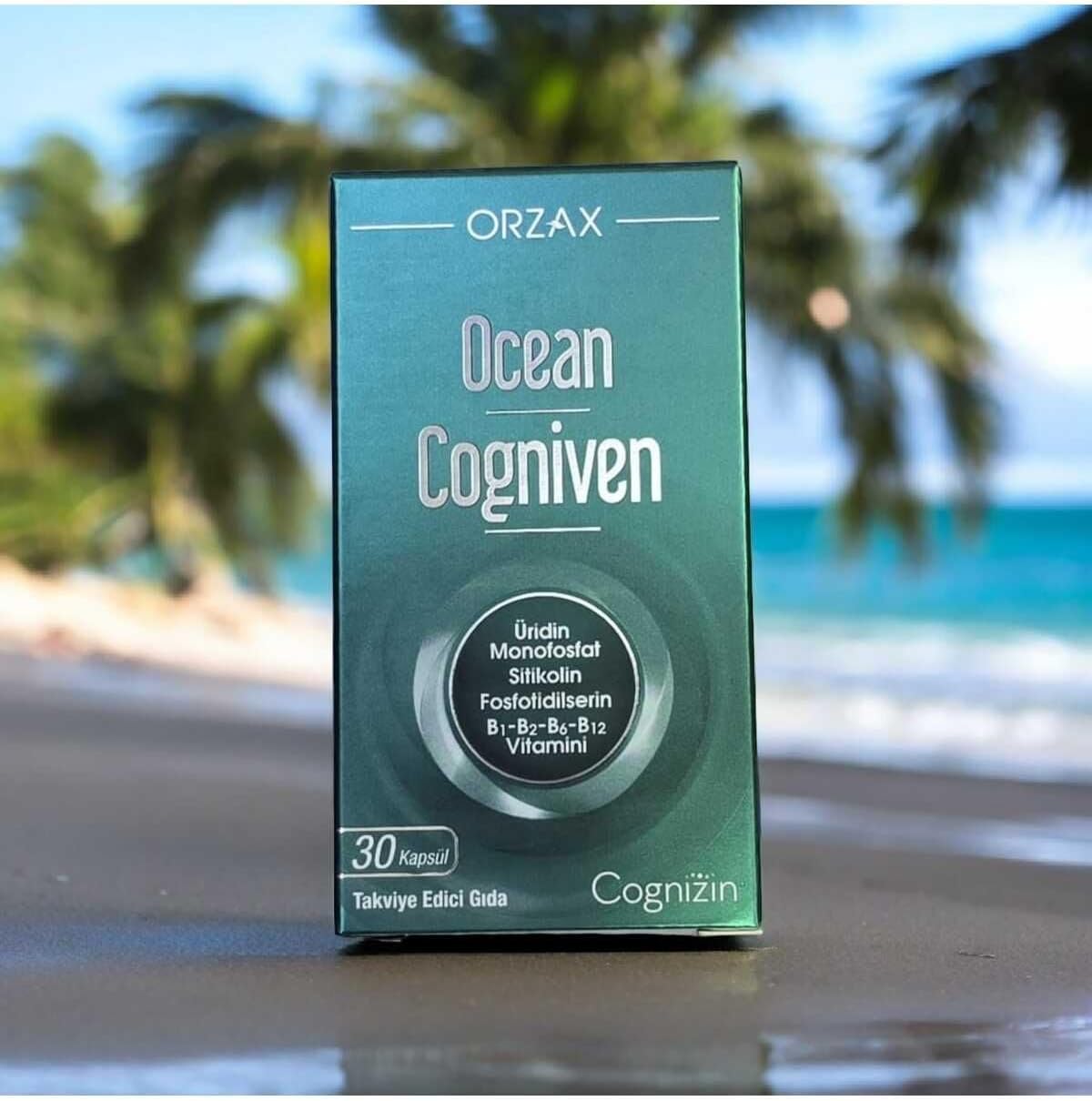 Orzax Ocean Cogniven 30 Kapsül, Uridin Monofosfat Silikolin Fosfolidilserin B1-B2-B6-B12 Vitamini