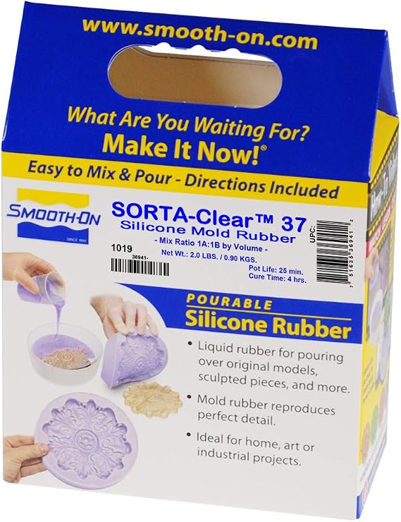 Smooth-On Sorta Clear 37 Silicone Food Safe ! - 2 Pint Kit