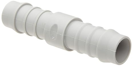 Tefen - 12256204003 Nylon 66 Hose Fitting, Coupling, Gray, 1/4" Hose ID (Pack of 10)