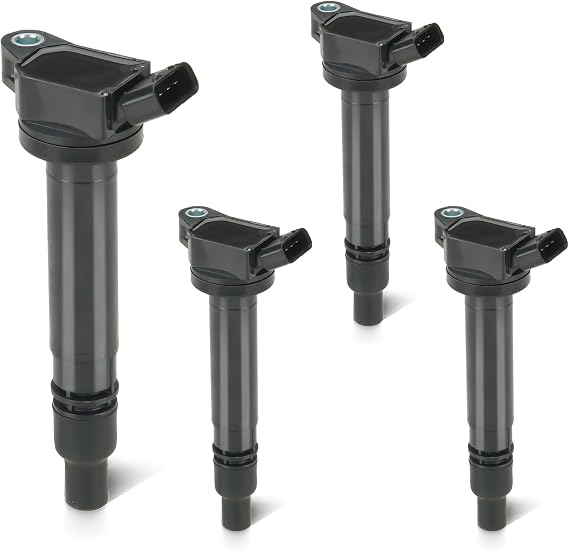 Set of 4 Ignition Coil Pack Compatible with Toyota Avalon Camry Sienna RAV4 Highlander Venza Tundra Sequoia, Lexus ES300h IS250 NX300h GS300 RC300 IS300 GX460 LS460 LS600h Replace UF507 C1596