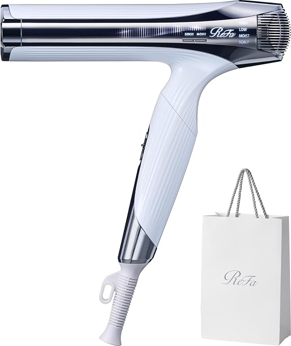 Review Tech Smart W Dryer White | ReFa BEAUTECH DRYER SMART W Hair Arrangement Guide with Shopper