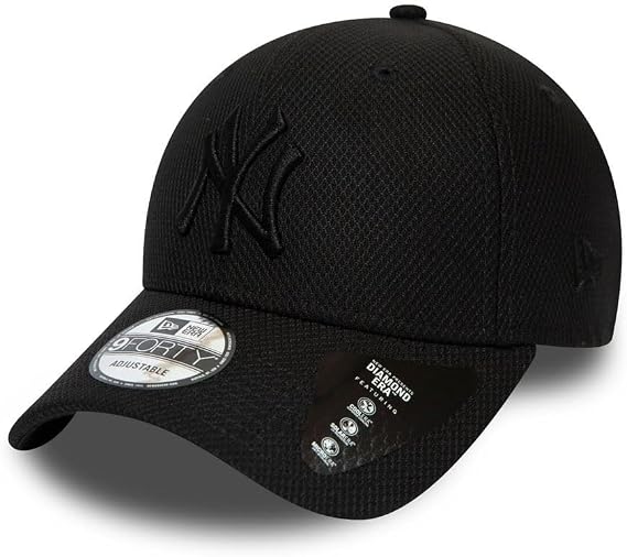 New Era New York Yankees MLB Diamond Era Black 9Forty Adjustable Cap