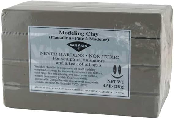 Van Aaken Modeling Clay 4.5Lb Gray