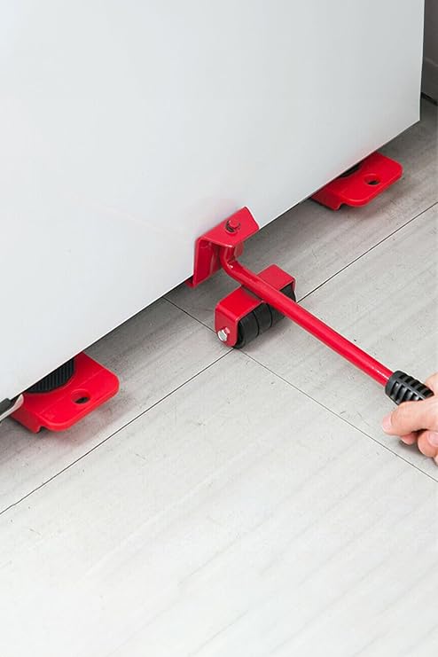 Chermik 5 Parça Tekerlekli Mobilya Kaydırma Aparatı Beyaz Eşya Taşıma Aparatı 150Kg Dayanıklı