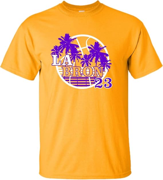 Go All Out Adult LA Bron 23 T-Shirt