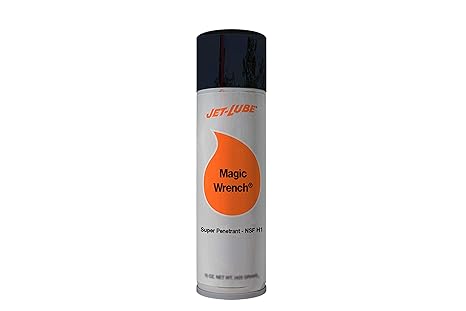 Jet-Lube Magic Wrench - Food Grade | Semi-Synthetic | Biodegradable | Low VOC's | Silicone-free | Ozone Safe | Non-flammable | Pack of 12