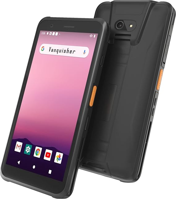 Vanquisher Rugged Android Handheld PDA with 1D 2D Barcode Scanner (SE4710 2D Scan Engine) | 5.7" Full Touch Screen | WiFi & 4G LTE, for Warehouse Inventory & Assets Tracking