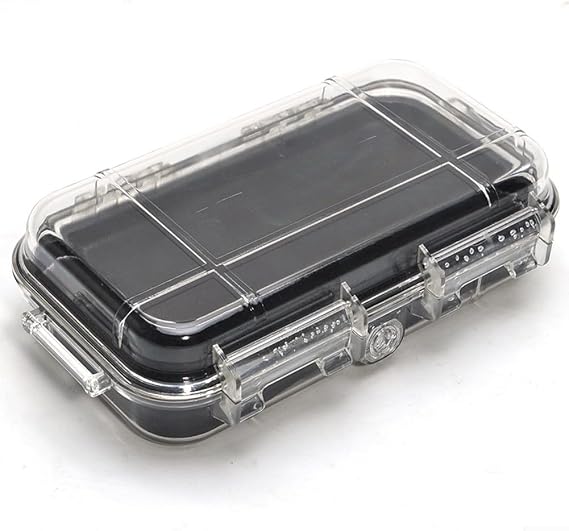 Portable Hard Case For Camping Gear, Waterproof And Shockproof Survival Box, Rugged Crush Proof Equipment Container With Shockproof Storage For Electronics, Outdoor Tool Organizer(M)
