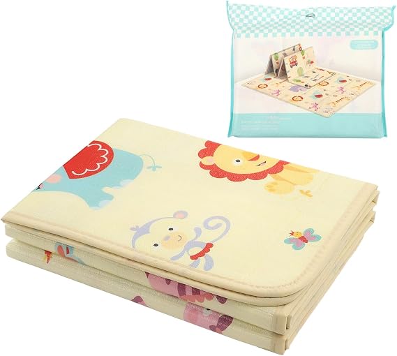 Foldable Baby Play Mat Extra Large Activity Playmats for Toddler Infant Crawling