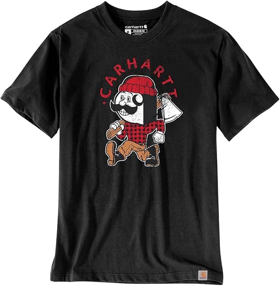Carhartt Men's 106533 Relaxed Fit Lightweight Short-Sleeve Lumberjack Graphic T