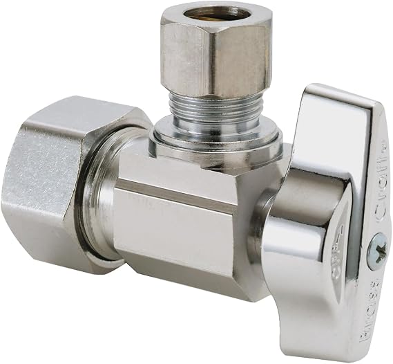 Brasscraft KTCR19X C1 Angle Stop, Chrome