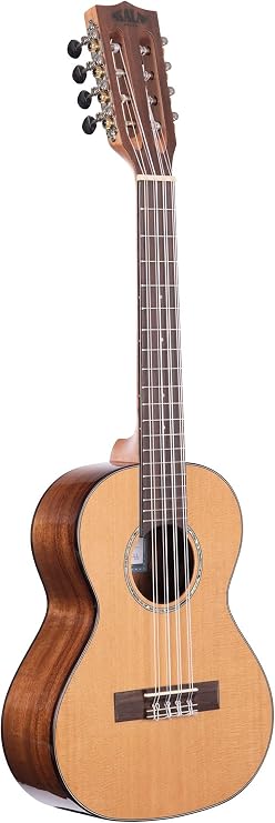 Kala Gloss Solid Cedar Top Acacia 8-String Tenor Ukulele (KA-SCAC-T8)