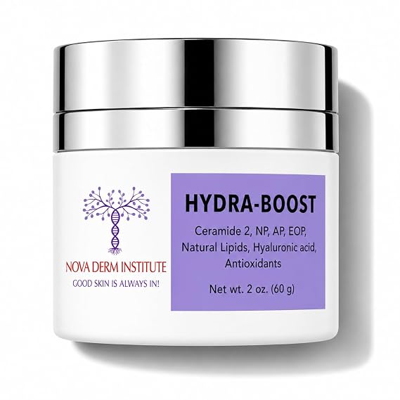 Ceramide Cream for Face - Natural Lipids Face Moisturizer for Barrier Repair Great for Mature Skin, HydraBoost (2 oz. / 60 gm)
