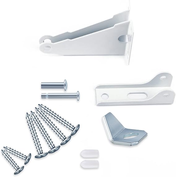 Screen Door Closer Kit, Storm Door Replacement Parts (White)