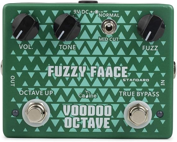 Caline CP-53 Fuzzy Face Voodoo Octave Guitar Effect Pedal