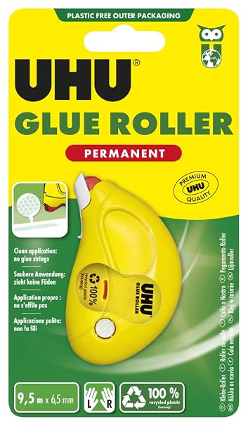 UHU Glue Roller Permanent 9.5 M x 6.5 mm