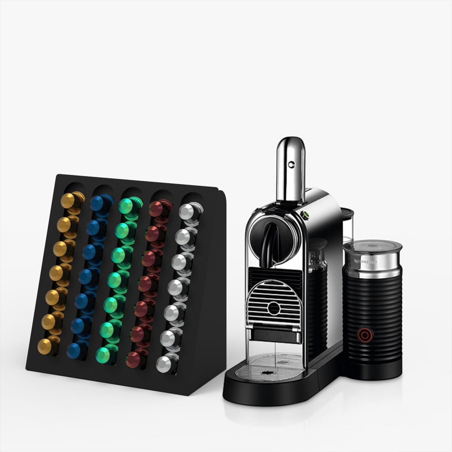 Capsule Coffee Organizer Stand Model-2 Black